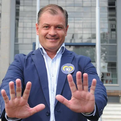  CAXIAS DO SUL, RS, BRASIL, 10/11/2020 - Foto candidato a prefeito de Caxias,    Julio Freitas 10, REPUBLICANOS. (Marcelo Casagrande/Agência RBS)<!-- NICAID(14639383) -->