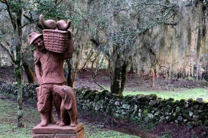  NOVAPETRÓPOLIS-RS-BR-DATA:20150721Parque Esculturas Pedras do Silêncio, entre Nova Petrópolis e Gramado.Espaço Saga dos Imigrantes.FOTÓGRAFO:TADEUVILANI DATA:20150723<!-- NICAID(11565823) -->