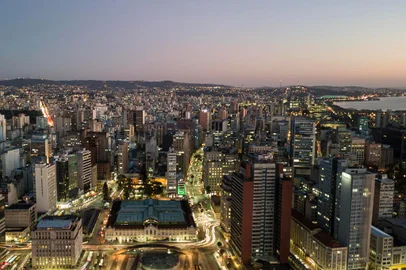 Foto aérea de Porto Alegre. Foto: Jefferson Botega/Agência RBS<!-- NICAID(14461357) -->