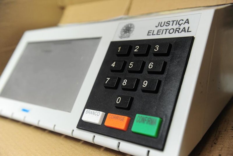  CAXIAS DO SUL, RS, BRASIL, 23/10/2020. Eleições 2020 - fotos da urna eletrônica no cartório eleitoral. (Porthus Junior/Agência RBS)<!-- NICAID(14624685) -->