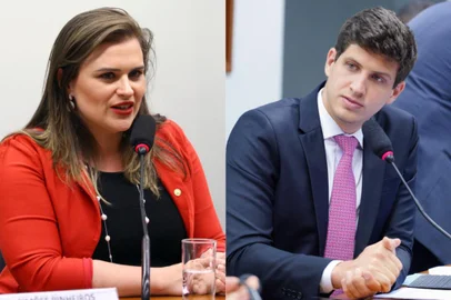 Marília Arraes e João Campos, candidatos à prefeitura do Recife em 2020. Fotos: Câmara dos DEputados<!-- NICAID(14647127) -->