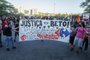  PORTO ALEGRE, RS, BRASIL - 23.11.2020 - Protesto pela morte de João Alberto no Carrefour da Av. Bento Gonçalves. (Foto: Isadora Neumann/Agencia RBS)Indexador: ISADORA NEUMANN<!-- NICAID(14650898) -->