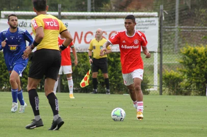 Inter venceu o Cruzeiro pelo Brasileirão Sub-20, neste sábado, na Morada dos Quero-Queros, em Alvorada. Na foto, Amaya<!-- NICAID(14655349) -->
