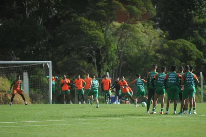  CAXIAS DO SUL, RS, BRASIL, 03/11/2020 - Juventude treina no seu CT antes de enfrentar op Grêmio pelo campeonato brasileiro.  (Marcelo Casagrande/Agência RBS)<!-- NICAID(14634028) -->