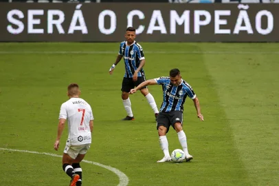  PORTO ALEGRE, RS, BRASIL, 06/12/2020- Grêmio x Vasco: jogo da 24ª rodada do Brasileirão, na arena. Foto:André Ávila / Agencia RBS<!-- NICAID(14661856) -->