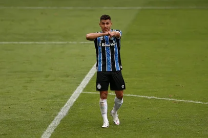  PORTO ALEGRE, RS, BRASIL, 06/12/2020- Grêmio x Vasco: jogo da 24ª rodada do Brasileirão, na arena. Foto:André Ávila / Agencia RBS<!-- NICAID(14661859) -->