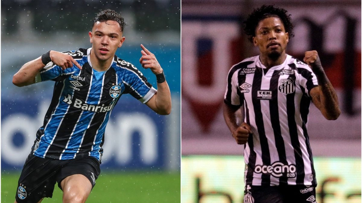 Grêmio x Santos terá duelo entre Pepê e Marinho, dois dos principais ...