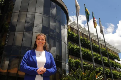  CAXIAS DO SUL, RS, BRASIL, 19/11/2020 - Tatiane Frizzo se elegeu vereadora pelo PSDB. (Marcelo Casagrande/Agência RBS)<!-- NICAID(14647964) -->
