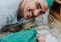 Adnet sobre primeiros dias com a filha recém-nascida: "Não sei se o um café ou durmo"