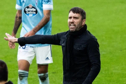  Eduardo Chacho Coudet, técnico do Celta de Vigo-ESP.<!-- NICAID(14673668) -->
