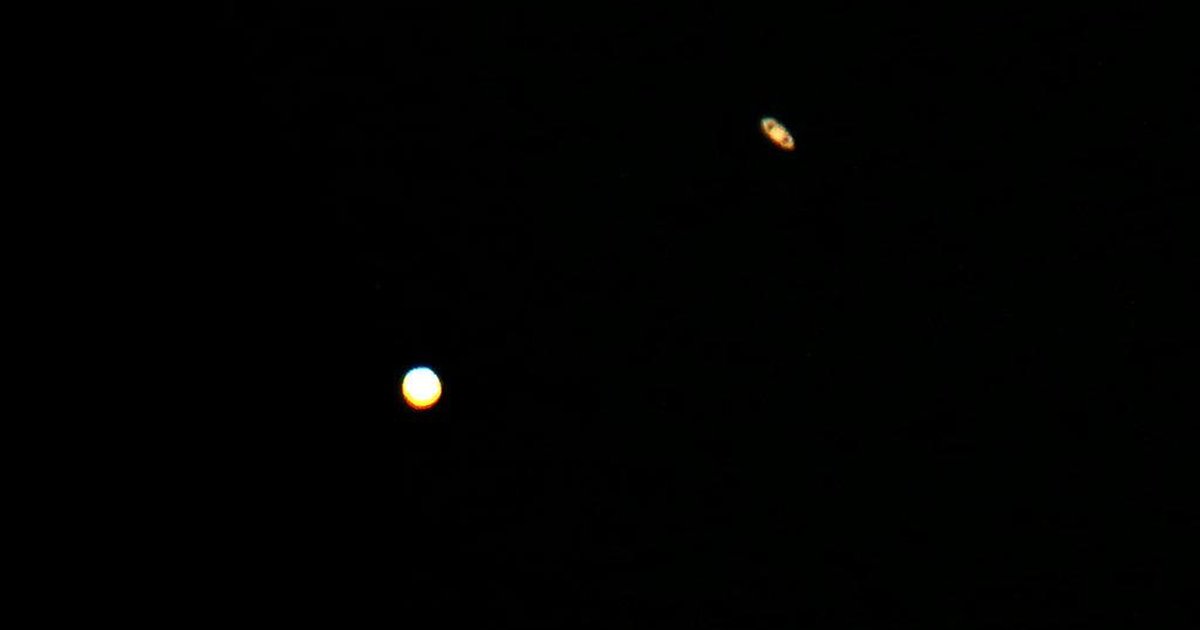 Veja imagens da rara conjunção entre Júpiter e Saturno | GZH