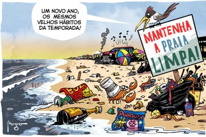  Charge de Gilmar Fraga para 04 de janeiro de 2021.<!-- NICAID(14682184) -->