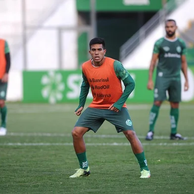  CAXIAS DO SUL, RS, BRASIL. (19/03/2019)Treino do Juventude no Estado Alfredo Jaconi em Caxias do Sul. Na foto, Bruno Camilo. (Antonio Valiente/Agência RBS)<!-- NICAID(14003060) -->