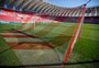 FOTOS: Inter recoloca rede "véu de noiva" no Beira-Rio