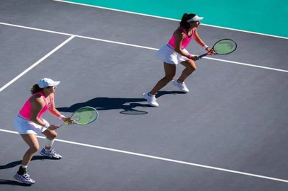 Luisa Stefani e Hayley Carter