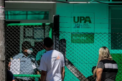 PORTO ALEGRE, RS, BRASIL- 24/02/2021 -  UPA Moacyr Scliar não recebia pacientes no período da tarde. (Foto: Marco Favero/Agencia RBS)<!-- NICAID(14721794) -->