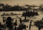 Canela: a Praça João Corrêa coberta de neve em 1941