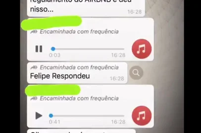 Suposta briga entre Verônica e Felipe no Airbnb<!-- NICAID(14758538) -->