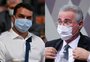 Flávio Bolsonaro e Renan Calheiros trocam ofensas na CPI da Covid e sessão é suspensa