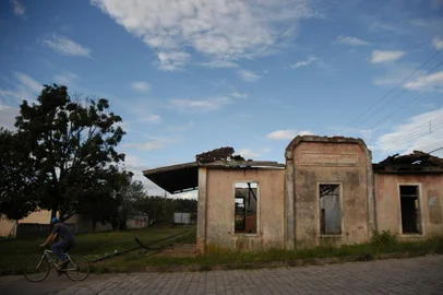 Estação Férrea Desvio Rizzo.<!-- NICAID(1008126) -->