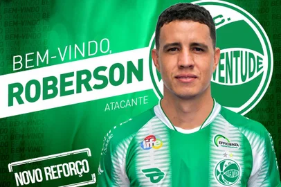 Juventude confirma contratação de Roberson<!-- NICAID(14798428) -->