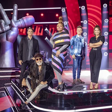 The Voice Kids , márcio garcia, carlinhos brown, gaby amarantos, michel teló, thalita rebouças<!-- NICAID(14797726) -->