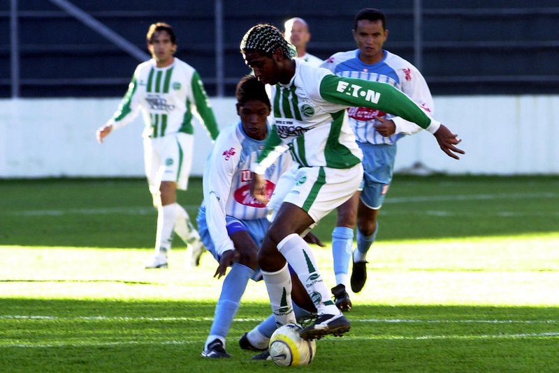 Juventude X Paysandu, jogo válido pela série A do Campeonato Brasileiro e realizado no Estádio Alfredo Jaconi. Na foto Diogo<!-- NICAID(1015192) -->