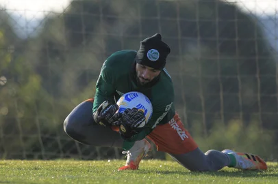Treino do Juventude pré-jogo contra o SportIndexador: Fernando Alves<!-- NICAID(14812929) -->