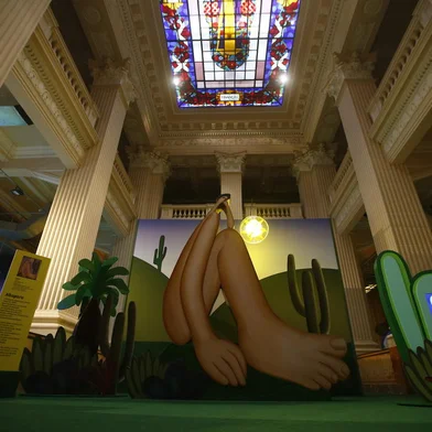 PORTO ALEGRE, RS, BRASIL - 07.06.2021 - Exposição Tarsila para Crianças, no Farol Santander. (Foto: Félix Zucco/Agencia RBS)<!-- NICAID(14802750) -->