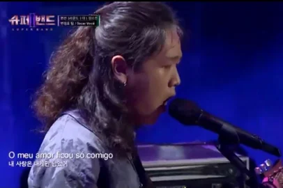 Participantes de reality sul-coreano SuperBand2 cantam música de Duda Beat em português<!-- NICAID(14833251) -->