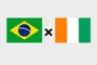 escudos, montagem, futebol, olimpíadas, tóquio 2020, brasil, costa do marfim<!-- NICAID(14840441) -->