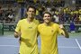 Marcelo Demoliner e Marcelo Melo, dupla brasileira no Tênis Olímpico<!-- NICAID(14840534) -->