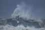 Brazils Gabriel Medina rides a wave during the mens Surfing 1/4 finals at the Tsurigasaki Surfing Beach, in Chiba, on July 27, 2021 during the Tokyo 2020 Olympic Games. (Photo by Olivier MORIN / AFP)<!-- NICAID(14845471) -->