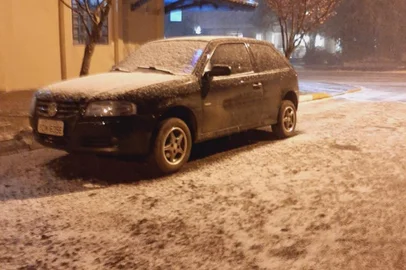 Neve em Gramado em 28 de julho de 2021.<!-- NICAID(14847403) -->