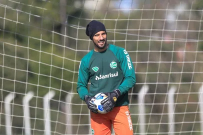 Goleiro Marcelo Carné, do Juventude.<!-- NICAID(14843452) -->