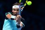 Spains Rafael Nadal returns to Spains David Ferrer during a mens singles group stage match on day six of the ATP World Tour Finals tennis tournament in London on November 20, 2015.  AFP PHOTO / GLYN KIRK / AFP / GLYN KIRKEditoria: SPOLocal: LondonIndexador: GLYN KIRKSecao: tennisFonte: AFPFotógrafo: OTHER