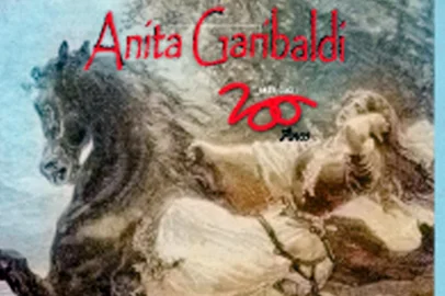 Capa do livro Anita Garibaldi, 200 anos obra da escritora Elma SantAna.<!-- NICAID(14851554) -->