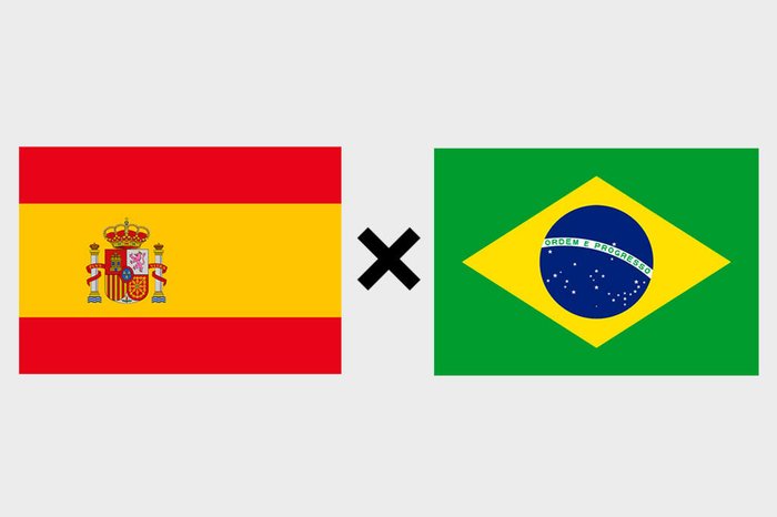 História confrontos Brasil x Espanha