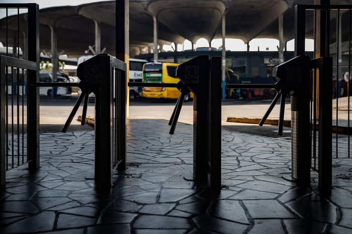Na rodoviária de Porto Alegre, a movimentação média caiu para 3,5 mil passageiros por dia