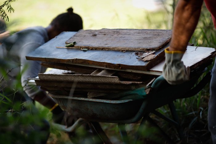 Cerca de 30 moradores se mobilizaram