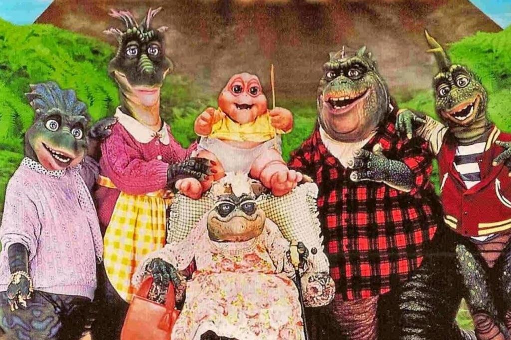 família dinossauro Foto da família dinossauros