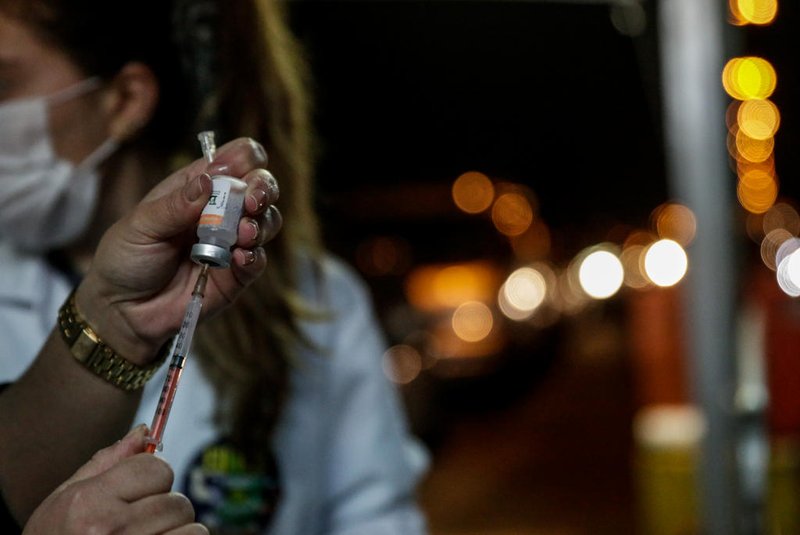 Balada 24h da Vacina em Canoas.Foto: Marco Favero/Agência RBS<!-- NICAID(14868566) -->
