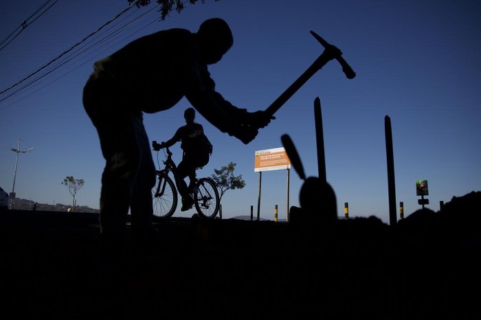 As obras foram iniciadas há quase três meses