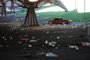 CAXIAS DO SUL, RS, BRASIL (30/08/2021)Pavilhões da Festa da Uva acumula lixo depois de encontro de carros rebaixados no final de semana. (Antonio Valiente/Agência RBS)<!-- NICAID(14876125) -->