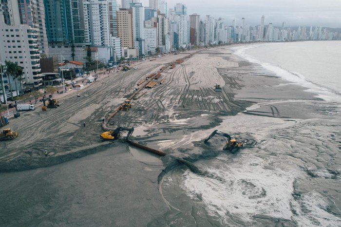 Com custo de R$ 66,8 milhões, projeto é considerado o maior “engordamento de praia” da América Latina