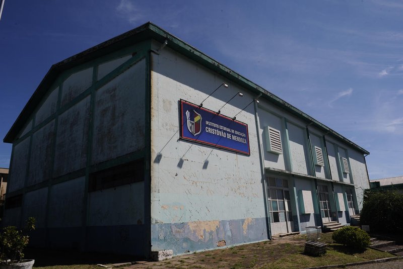 CAXIAS DO SUL, RS, BRASIL, 01/09/2021 - Estado e MP firmam acordo para retornar obras da escola Cristóvão de Mendoza. (Marcelo Casagrande/Agência RBS)<!-- NICAID(14878346) -->