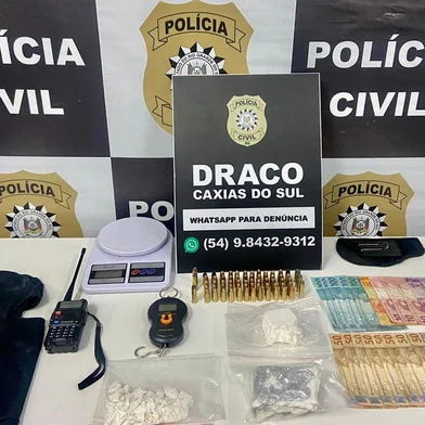 Homem é preso por tráfico de drogas em Caxias <!-- NICAID(14889615) -->