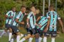 Pedro Lucas comemora gol do Grêmio contra o Ceará pelo Brasileirão de Aspirantes