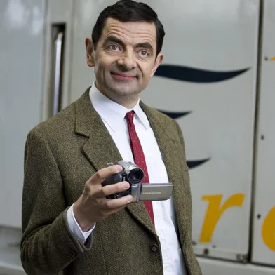 O comediante inglês Rowan Atkinson , como Mr. Bean no filme  As Férias deMr. Bean (Mr. Beans Holiday, Inglaterra, 2007).#PÁGINA:03 Fonte: Divulgação Fotógrafo: UIP<!-- NICAID(2696826) -->