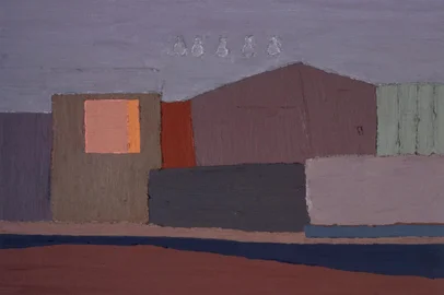 Obra de Lucas Arruda da exposição Lucas Arruda: Lugar sem lugar, na Fundação Iberê Camargo.<!-- NICAID(14902963) -->